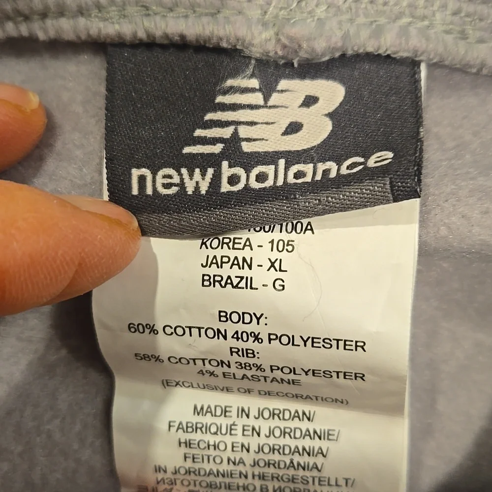 New Balance Boston College Eagles Hoodie Gray Men’s Size L NCAA Pullover - Picture 4 of 7